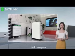 IP55 Freely Stackable Home Energy Storage System with Canbus/RS485 Communication Interface